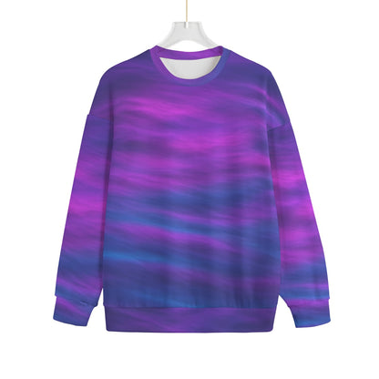 Unisex Drop-shoulder Knitted Fleece Sweater - view 1