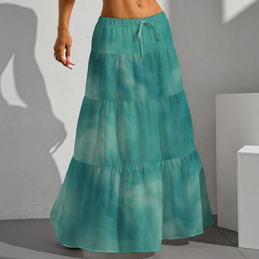 Women's Pleated Long Skirt
