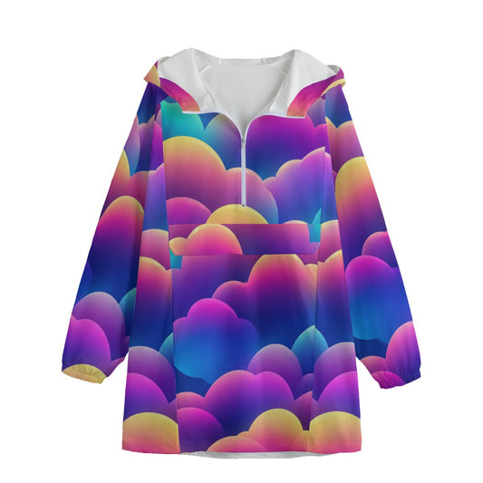 Unisex Windbreaker Long Jacket