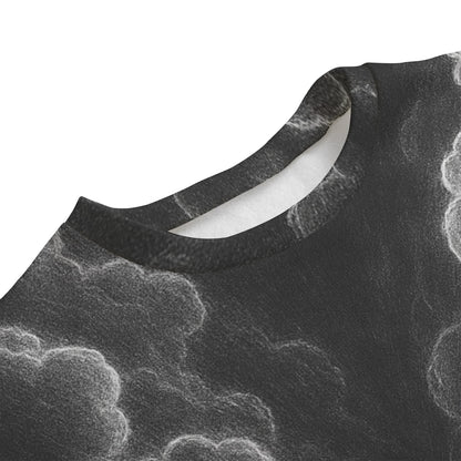 Unisex Drop-shoulder Knitted Fleece Sweater - view 3
