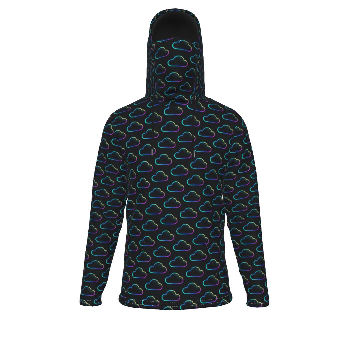 Men's Pullover Hoodie With Mask - view 1