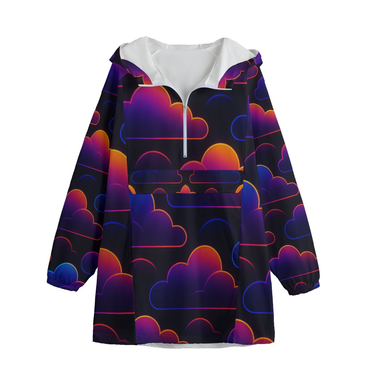 Unisex Windbreaker Long Jacket