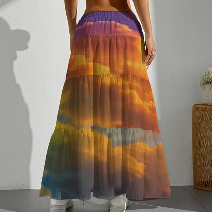 Women's Pleated Long Skirt