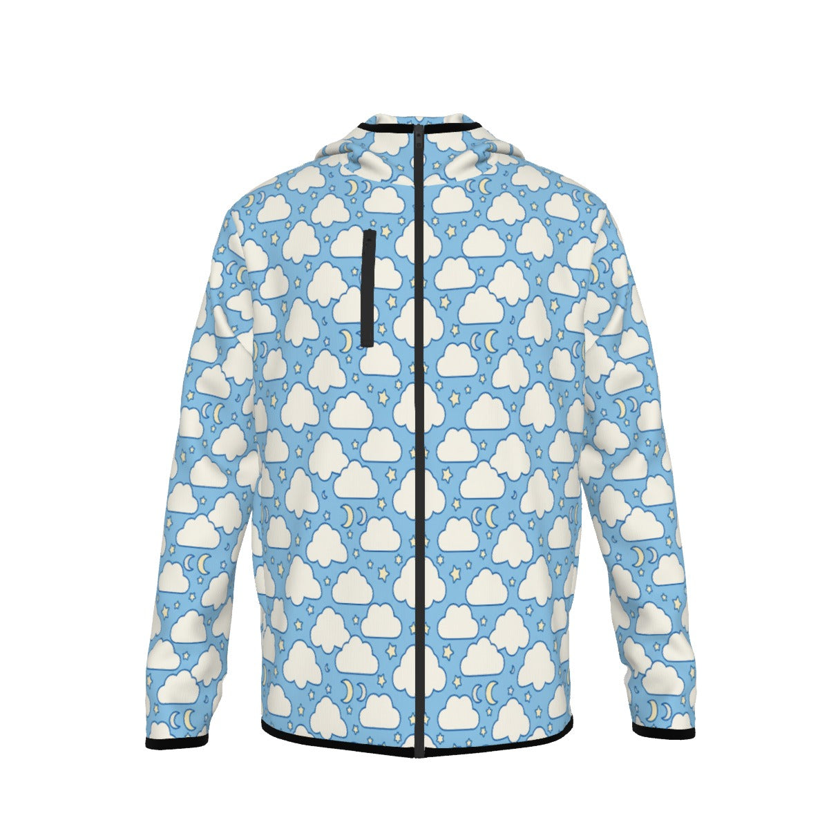 Men's Stylish Hoodie with Thumb Hole Design - view 1