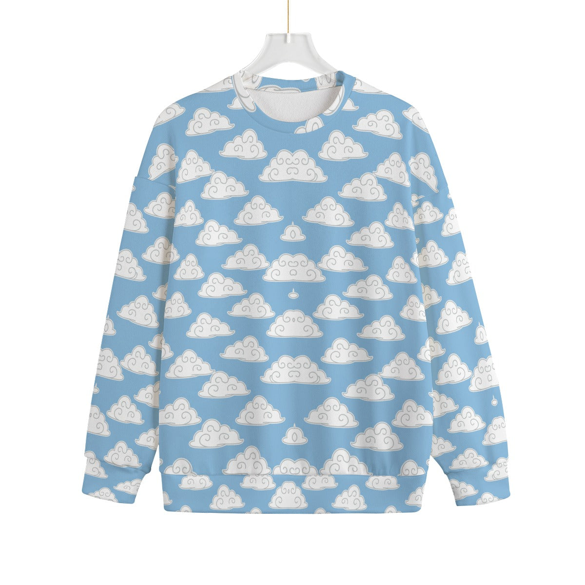 Unisex Drop-shoulder Knitted Fleece Sweater - view 1