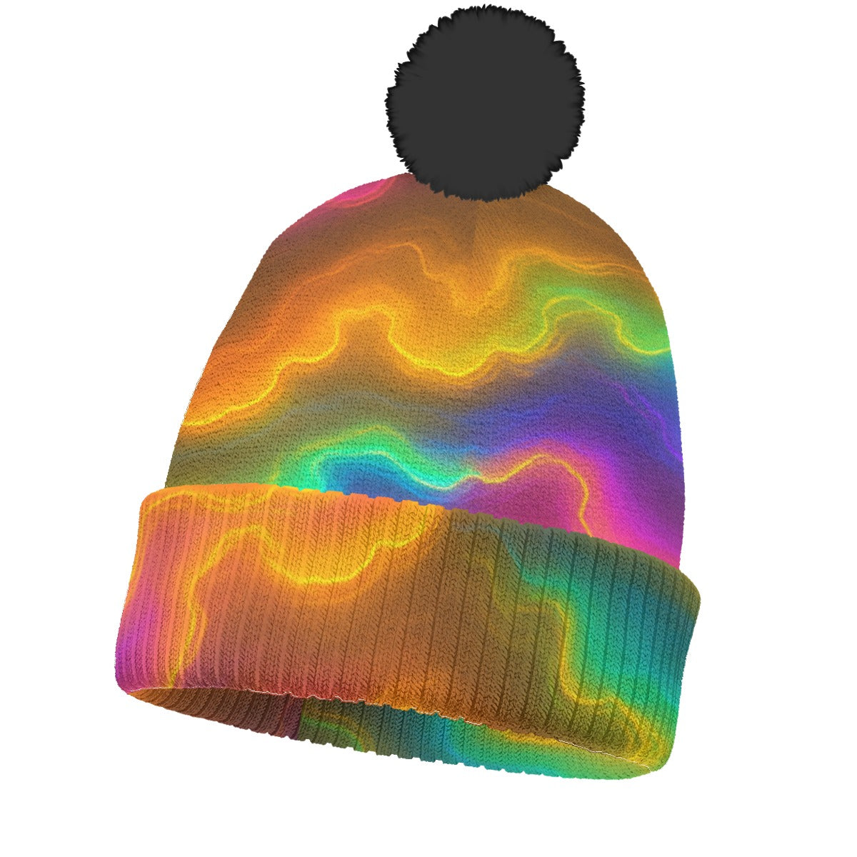 Unisex Knitted Hat With Pom-Pom