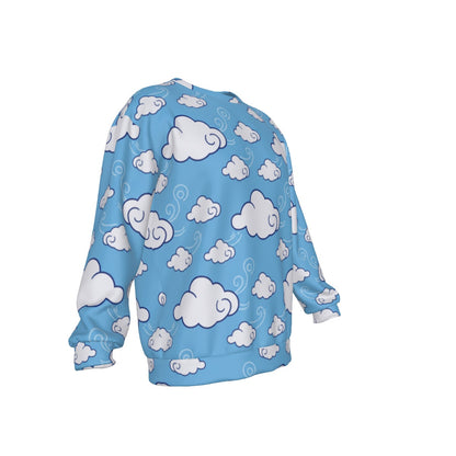 Men's Drop Shoulder Round Neck Long-Sleeved Sweatshirt