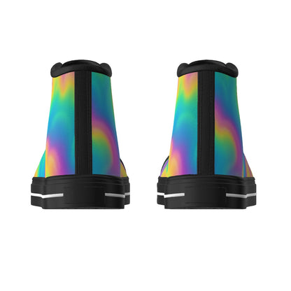 Men's Black Sole Canvas Shoes