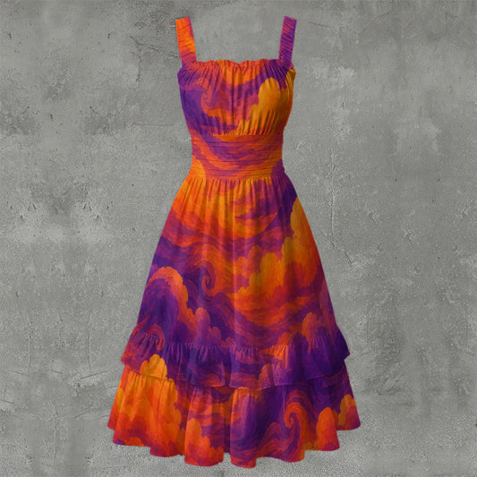 Women‘s Ruffle Hem Dress