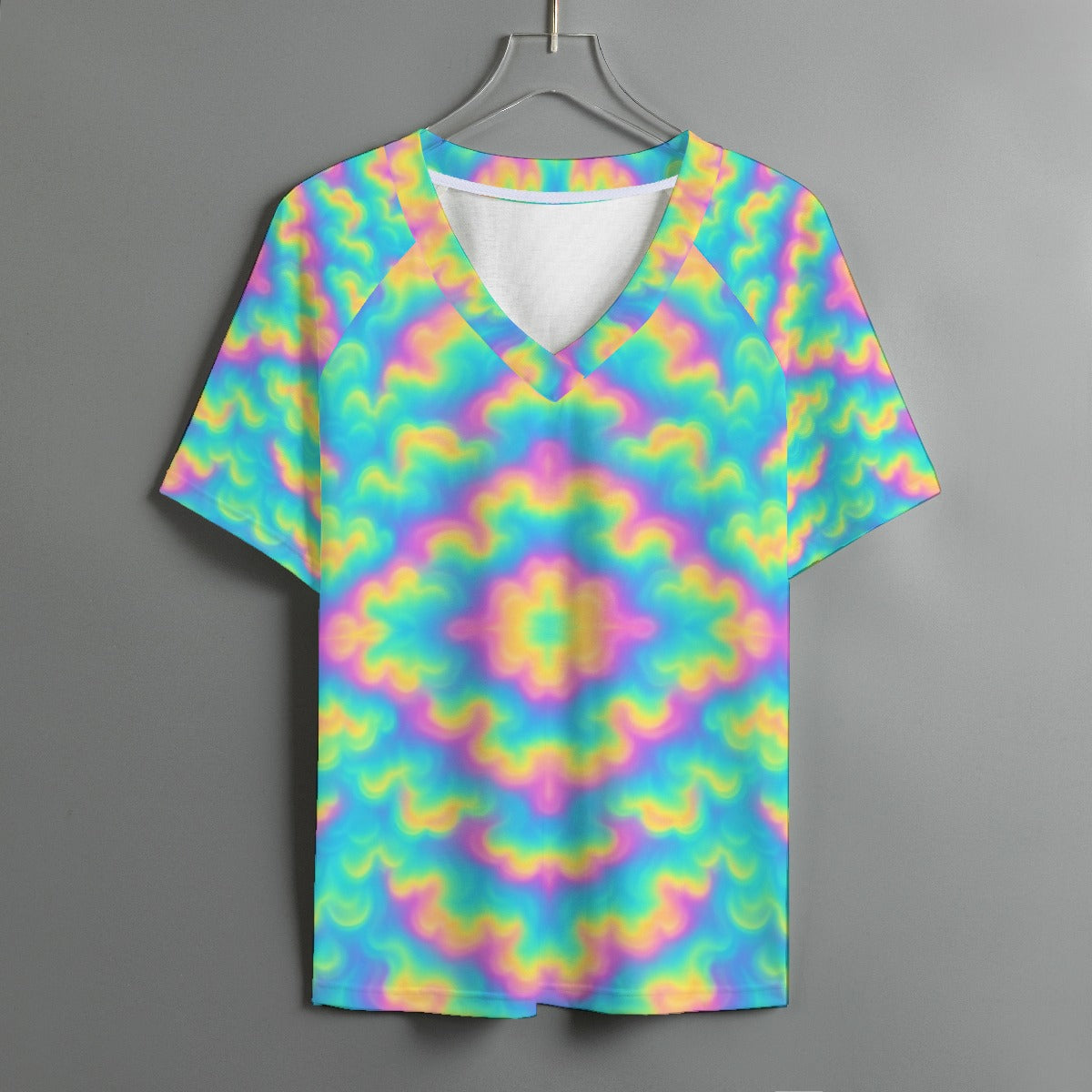 Women's V-neck T-shirt With Short Sleeve