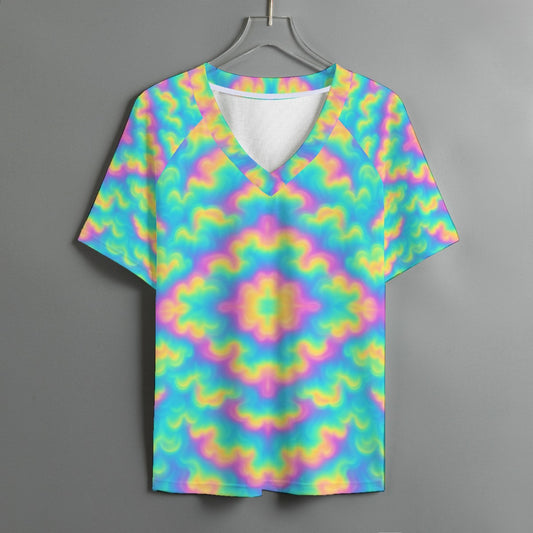 Women's V-neck T-shirt With Short Sleeve