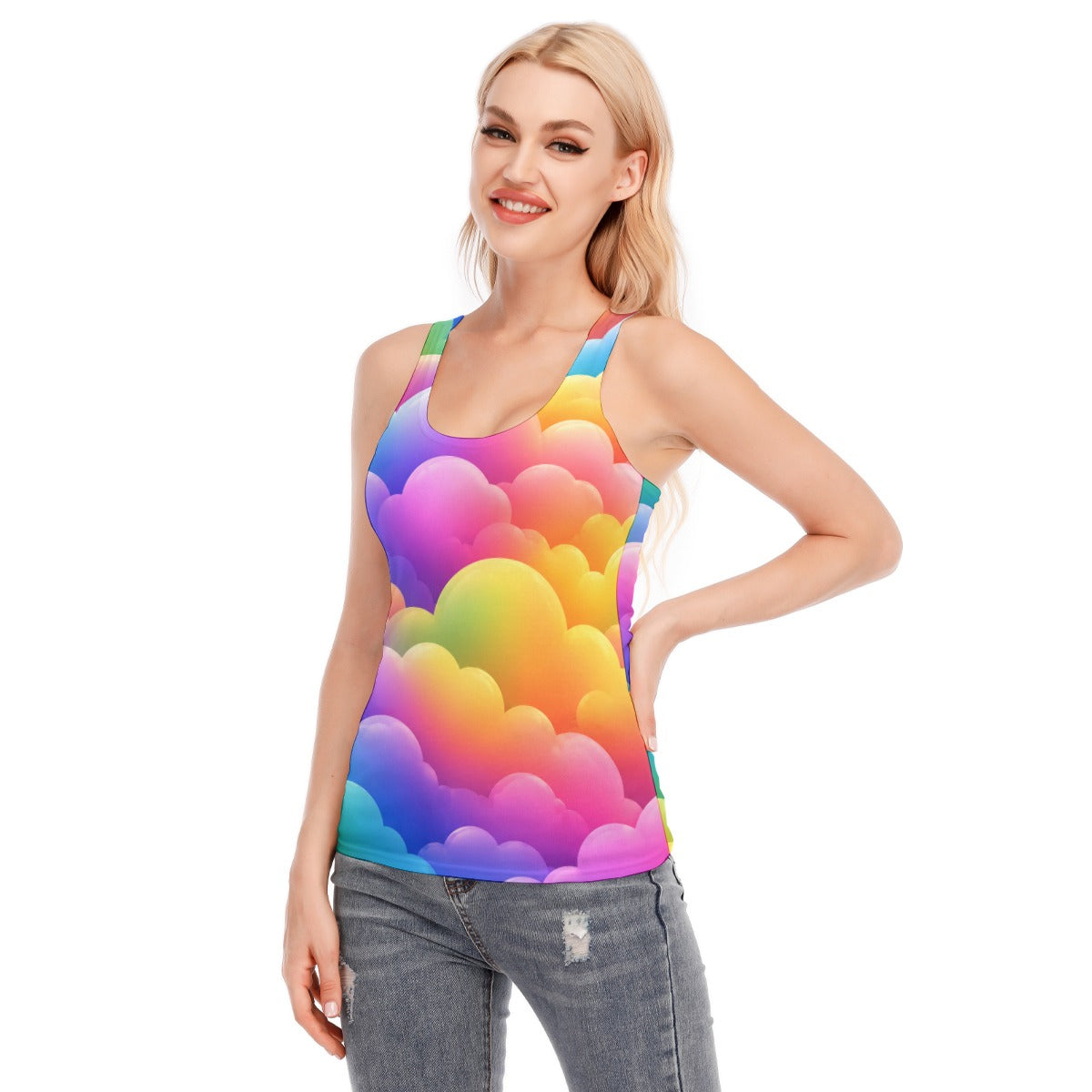 Women's Racer Vest | 190GSM Cotton