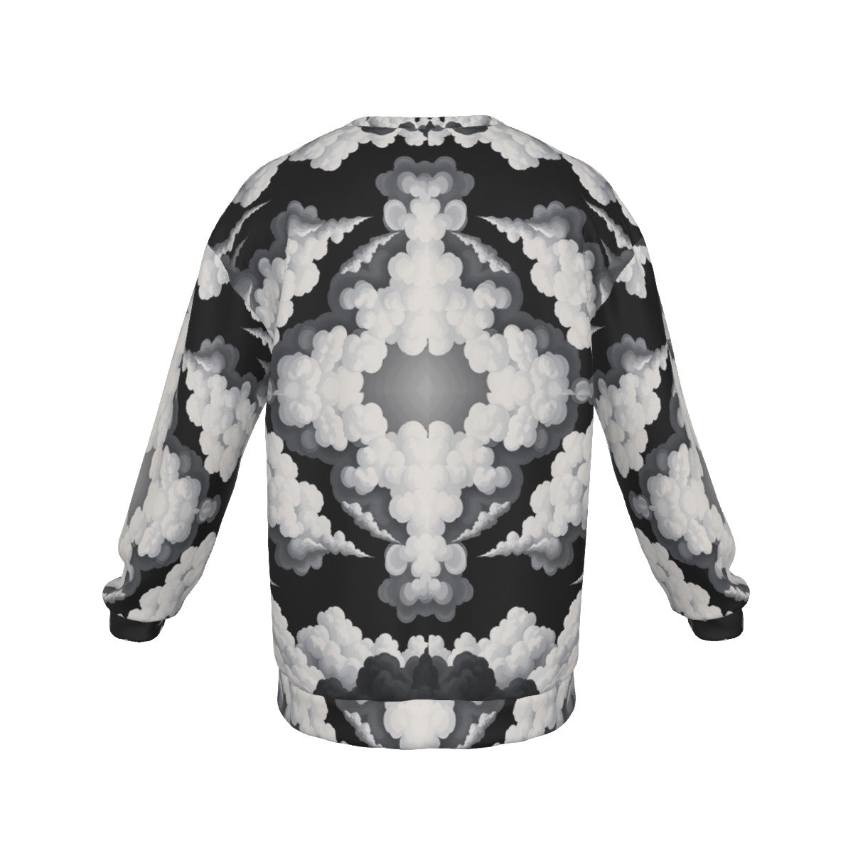 Men's Drop Shoulder Round Neck Long-Sleeved Sweatshirt