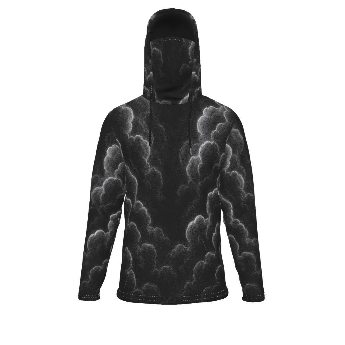 Men's Pullover Hoodie With Mask - view 1