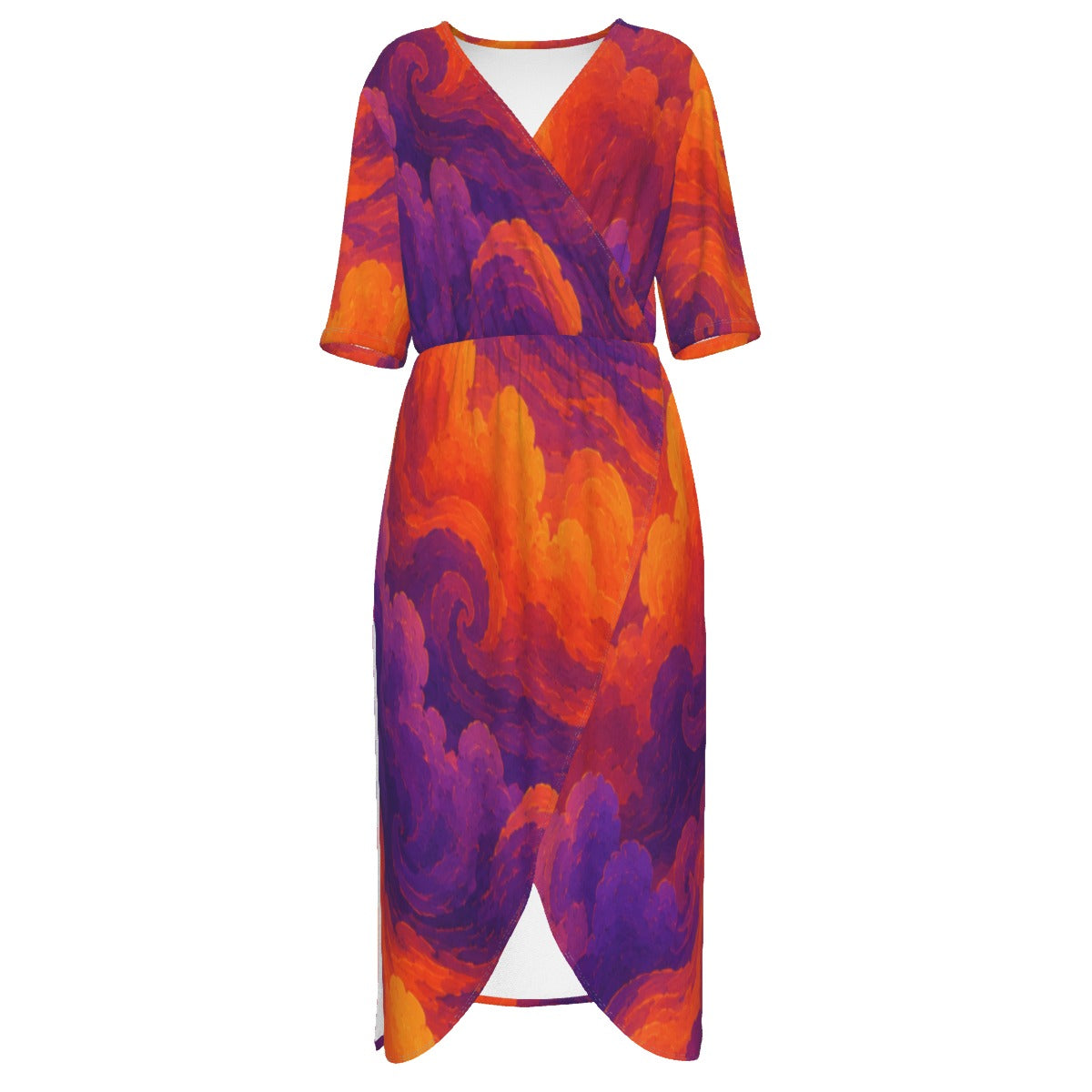 Women's Short Sleeve V-neck Dress by O’Nimbus