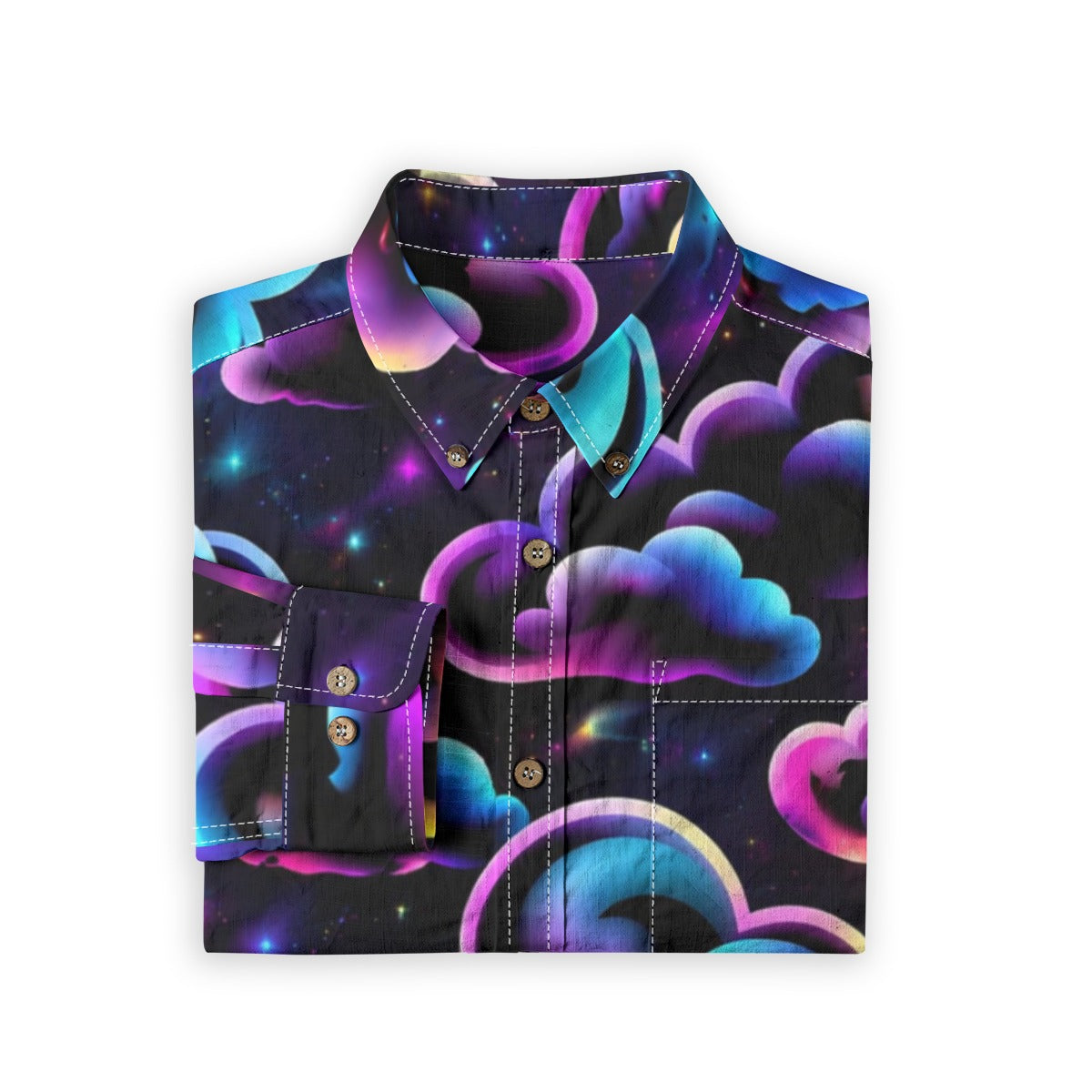 Men's Casual Lapel Long Sleeve Shirt|125GSM Cotton