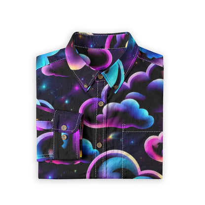 Men's Casual Lapel Long Sleeve Shirt|125GSM Cotton