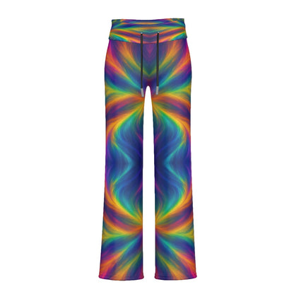 Women's High-waisted Straight-leg Trousers