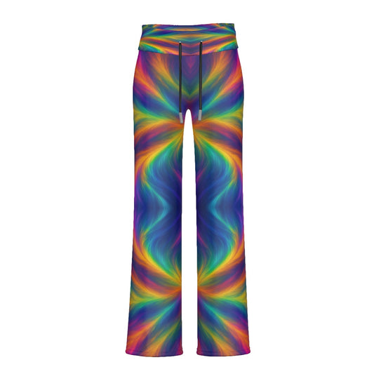 Women's High-waisted Straight-leg Trousers