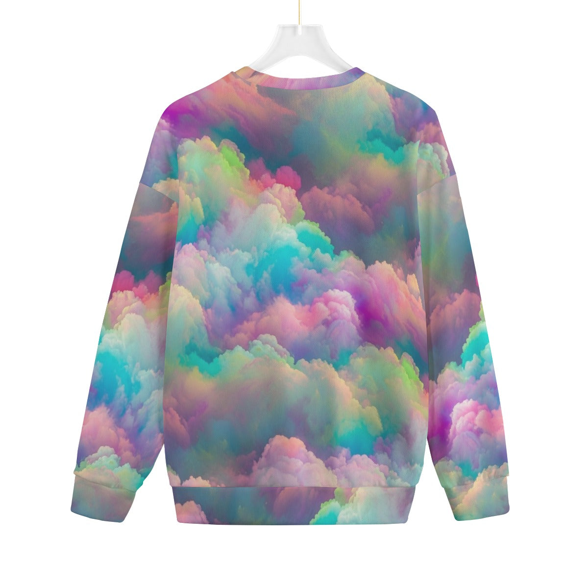 Unisex Drop-shoulder Knitted Fleece Sweater - view 2