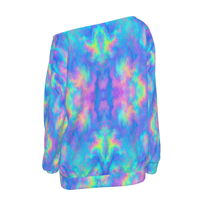 Women's Off-Shoulder Sweatshirt