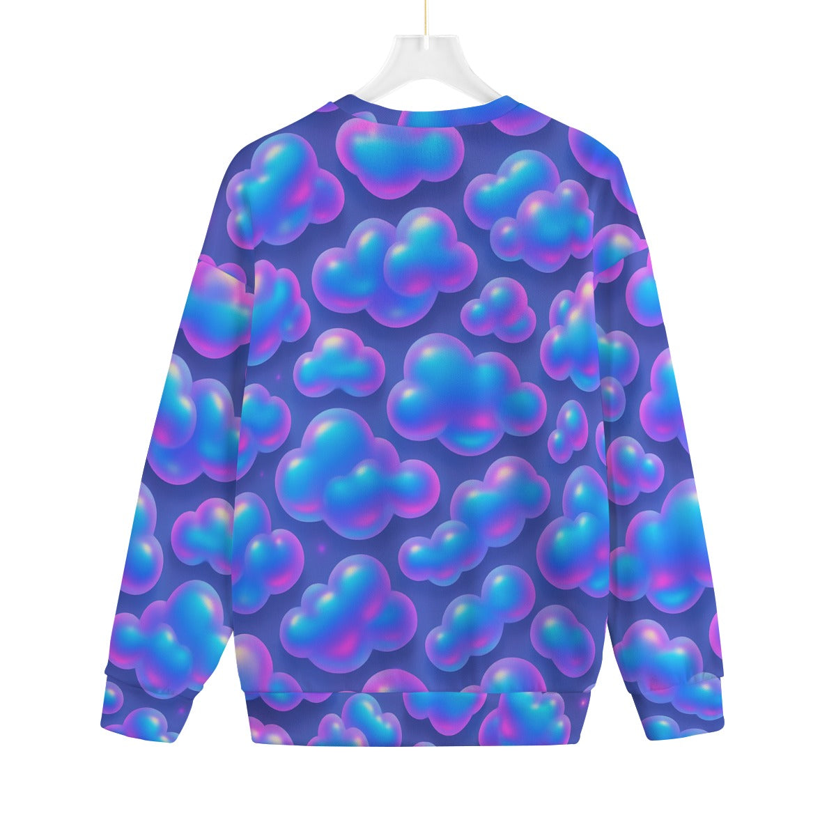 Unisex Drop-shoulder Knitted Fleece Sweater - view 2
