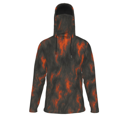 Men's Pullover Hoodie With Mask - view 1