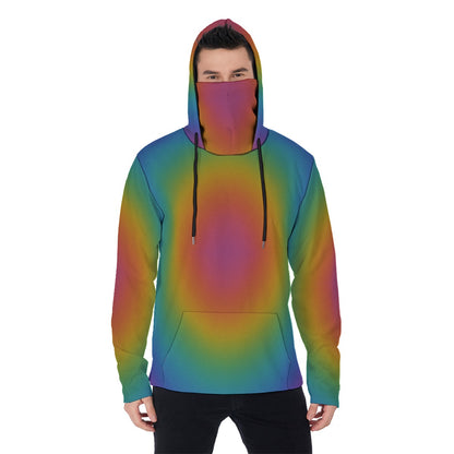 Men's Heavy Fleece Hoodie With Mask