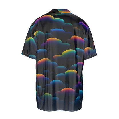 Men's Imitation Silk Short-Sleeved Shirt