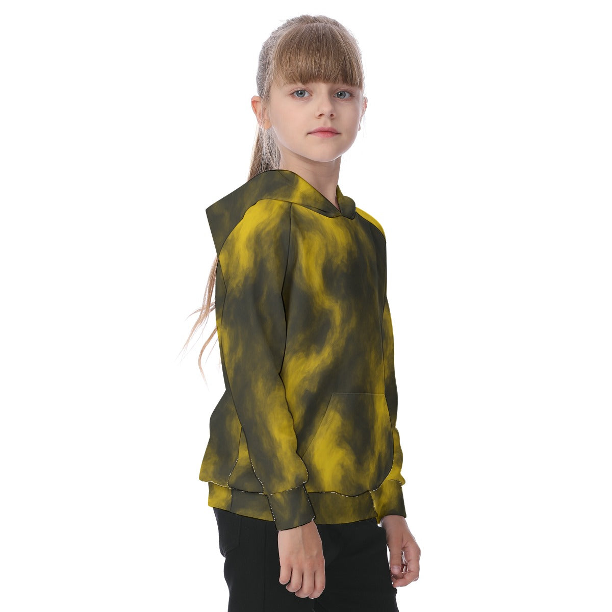 Unisex Kid's Raglan Pullover Hoodie