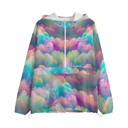 Unisex Pullover Jacket With Zipper Closure