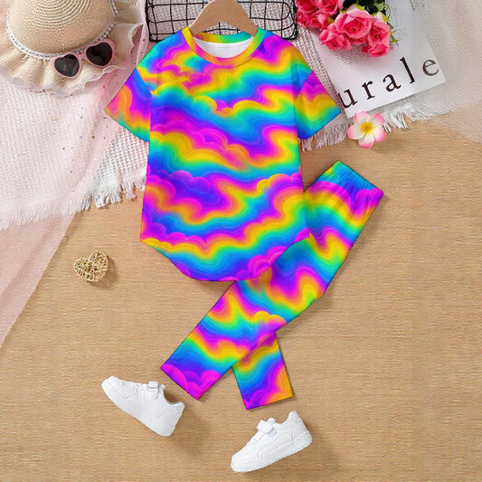 Kids' Casual Top and Pants Set