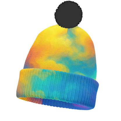 Unisex Knitted Hat With Pom-Pom