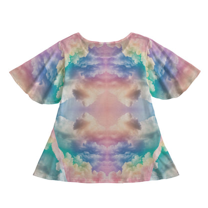 Women's Round Neck T-shirt With Short Sleeve