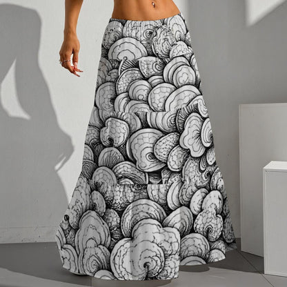 Women's Pleated Long Skirt