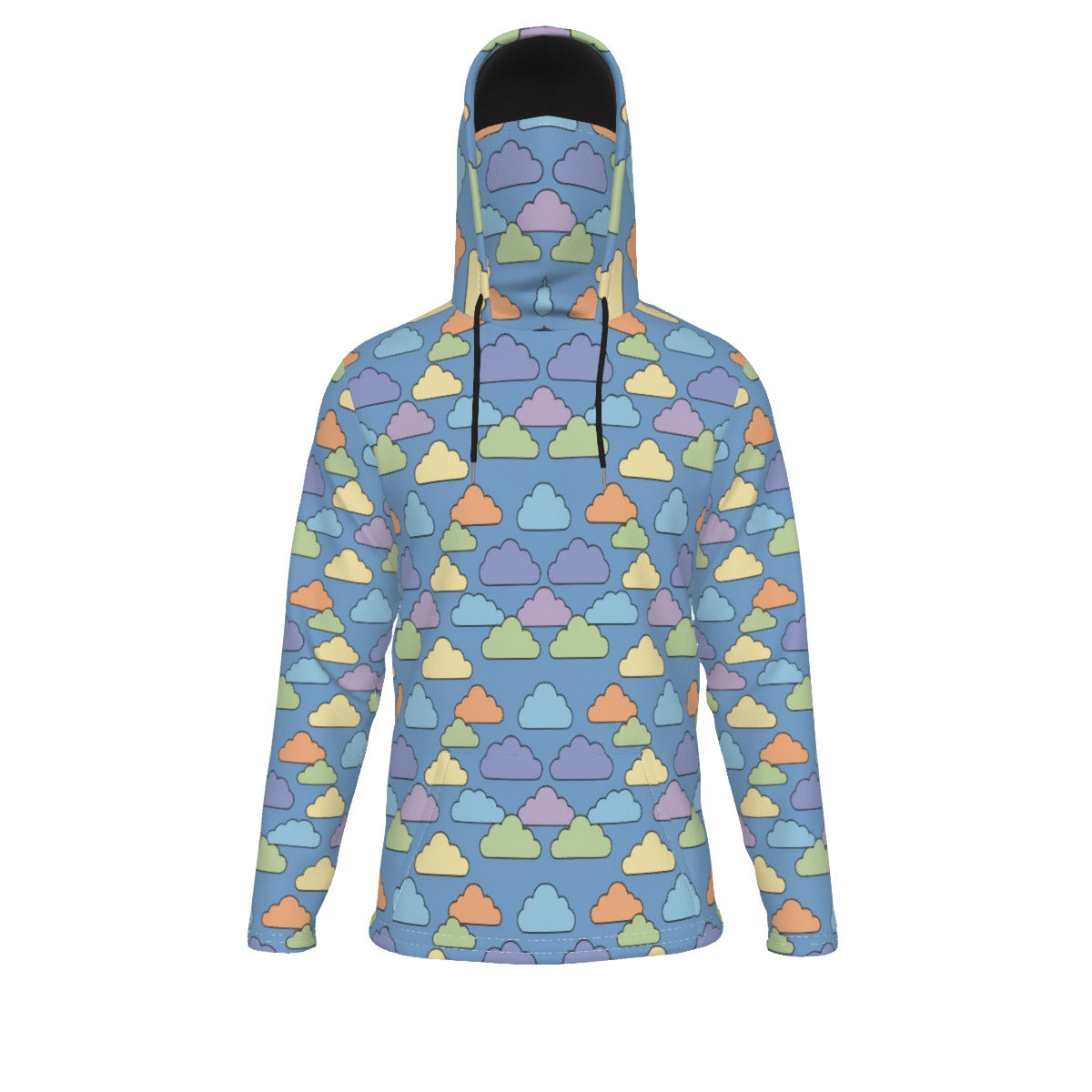 Men's Pullover Hoodie With Mask - view 1
