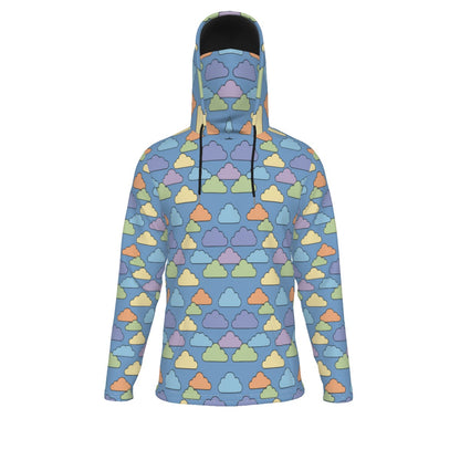 Men's Pullover Hoodie With Mask - view 1