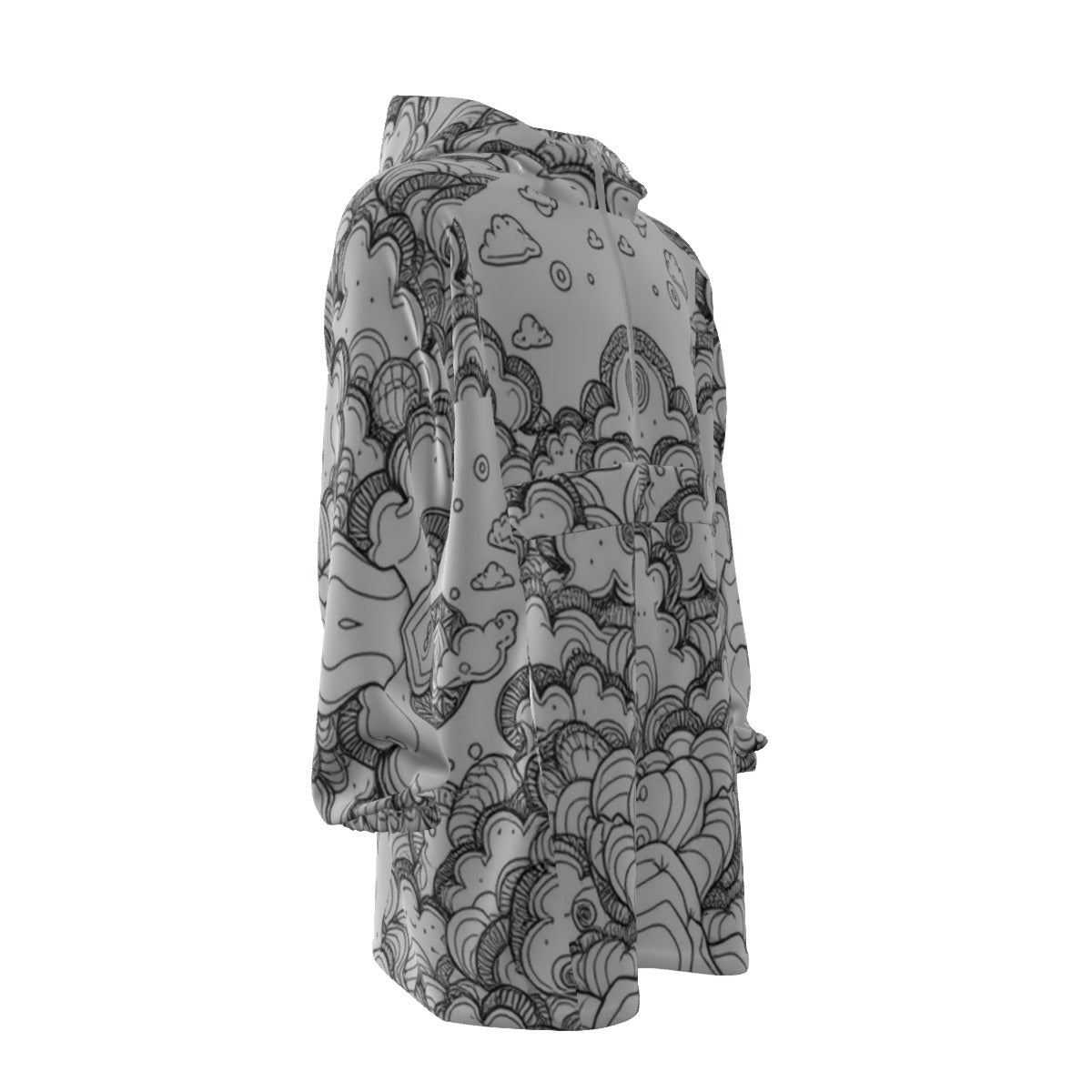 Unisex Windbreaker Long Jacket