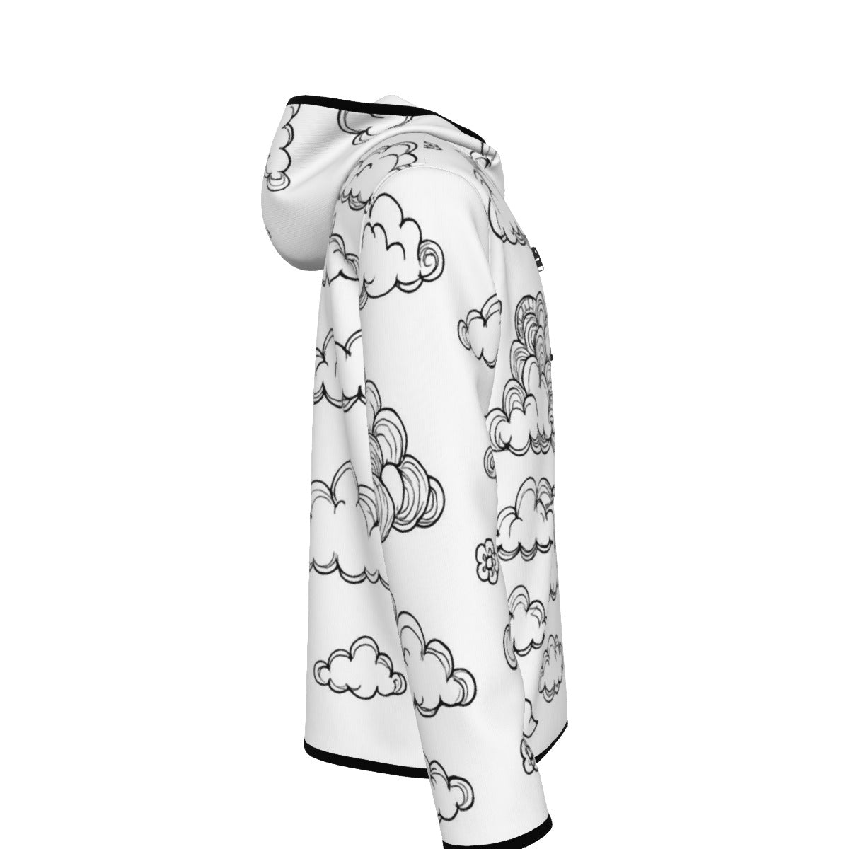 Men's Stylish Hoodie with Thumb Hole Design - view 3