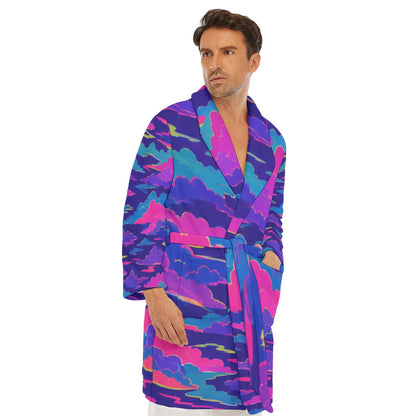 Men's Borg Fleece Robe by O’Nimbus – view 2