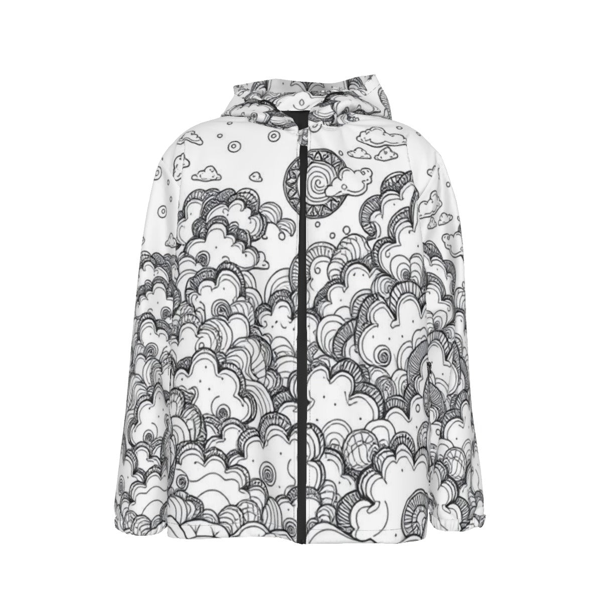 Men's Hooded Zipper Windproof Jacket