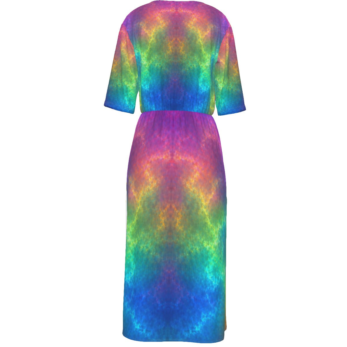 Women's Short Sleeve V-neck Dress