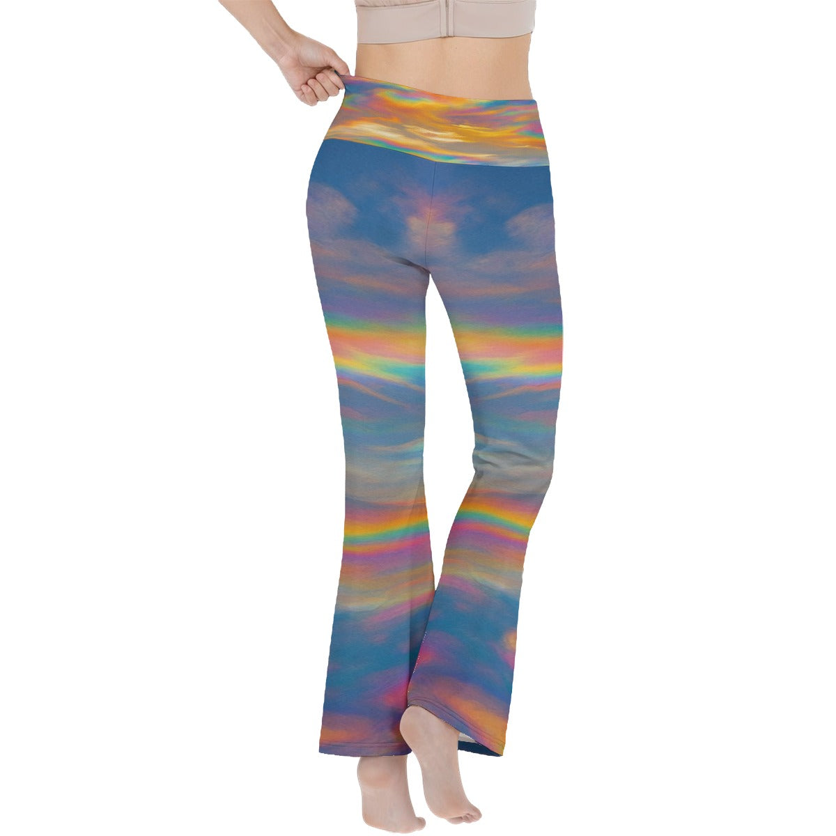 Women's Reversible High-Waisted Yoga Pants