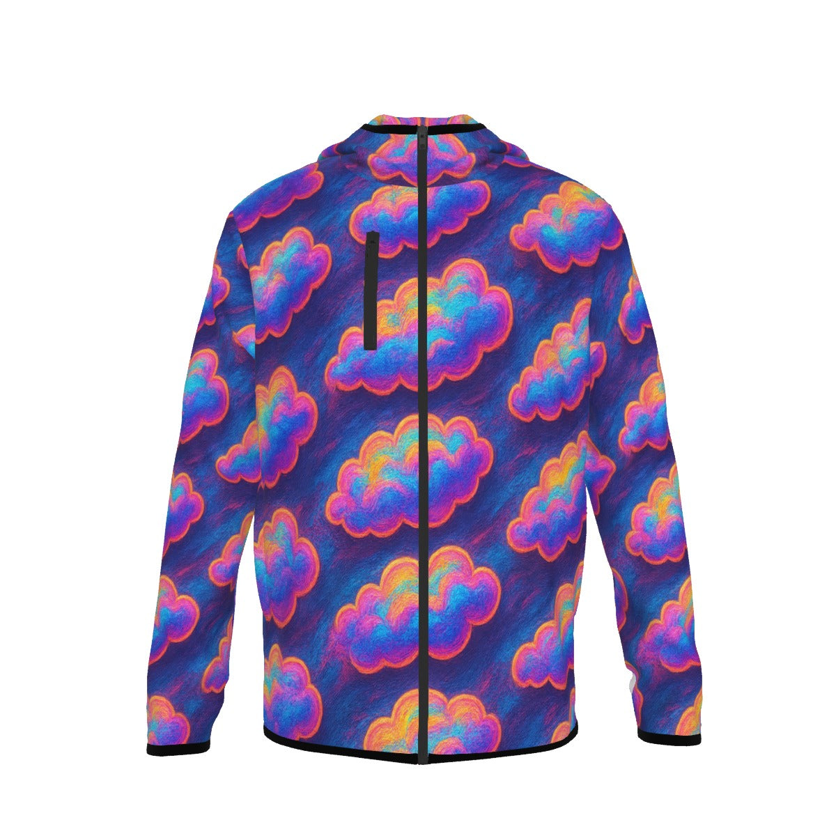 Men's Stylish Hoodie with Thumb Hole Design - view 1