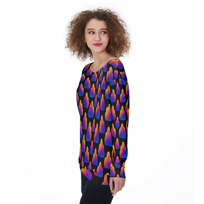 Women's Off-Shoulder Sweatshirt