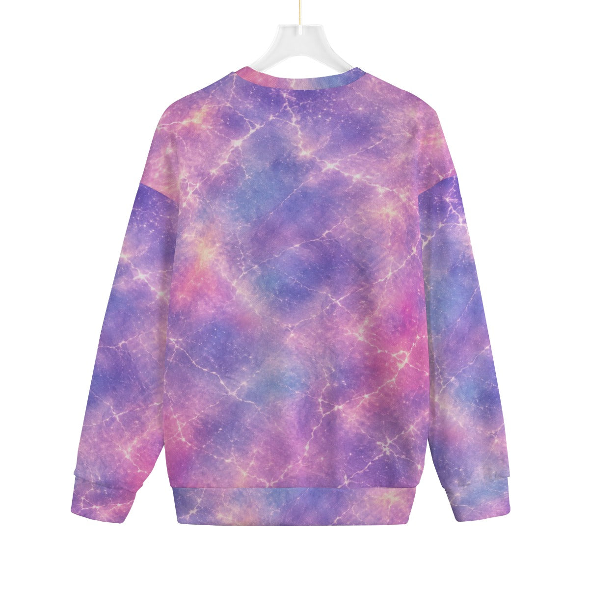 Unisex Drop-shoulder Knitted Fleece Sweater - view 2