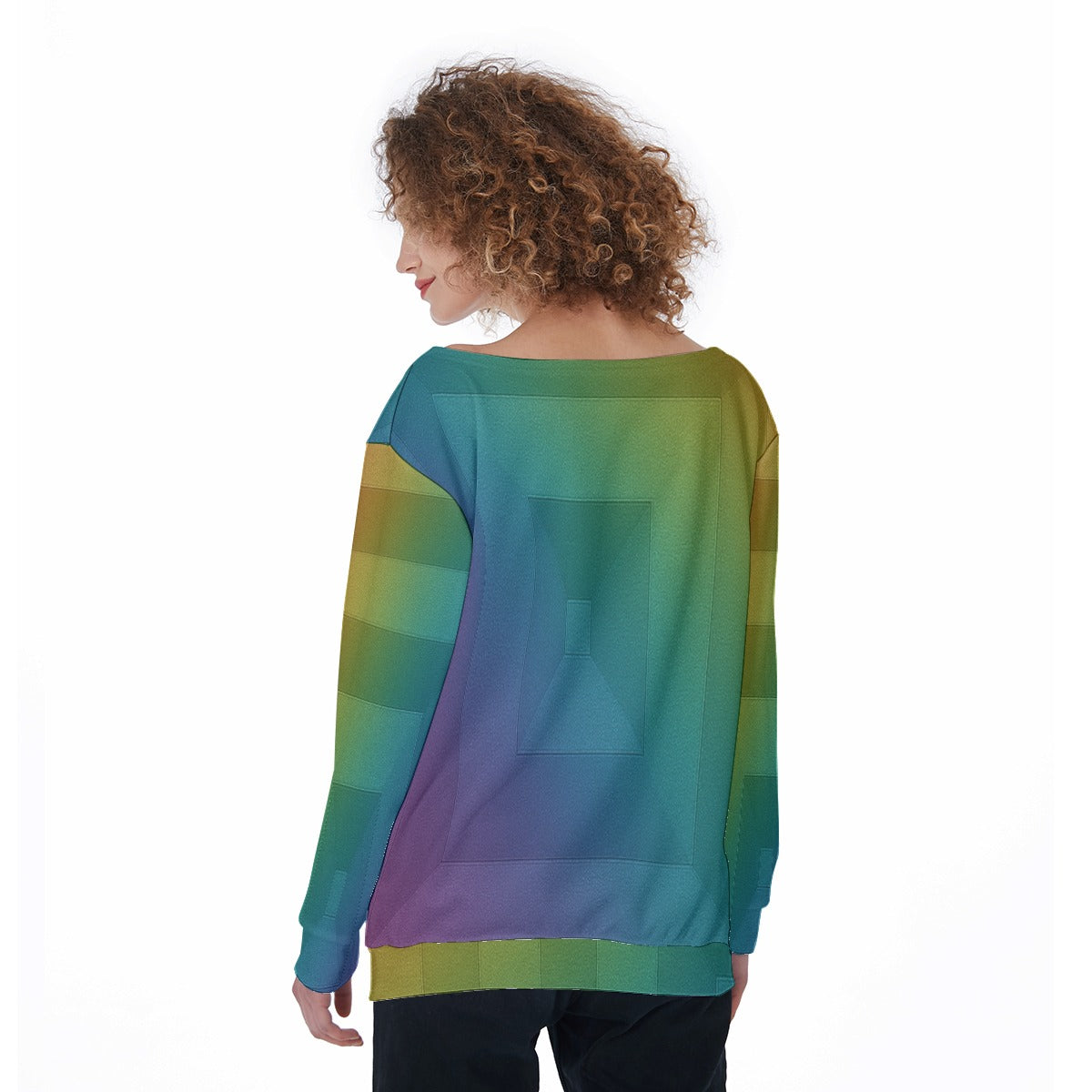 Women's Off-Shoulder Sweatshirt