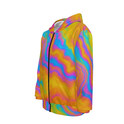 Unisex Kid's Heavy Fleece Zip Up Hoodie