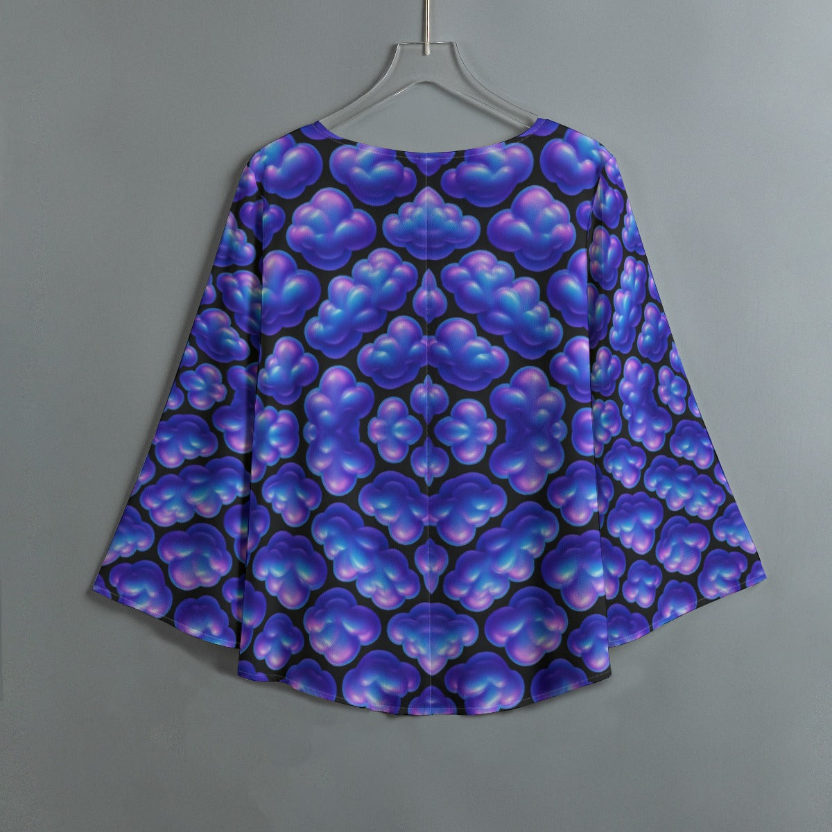 Women's V-neck T-shirt With Irregular Hem