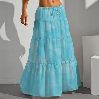 Women's Pleated Long Skirt